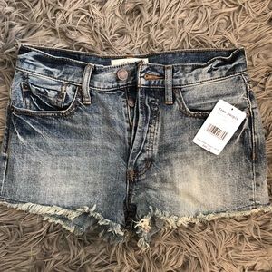 Free People Camp Denim Shorts